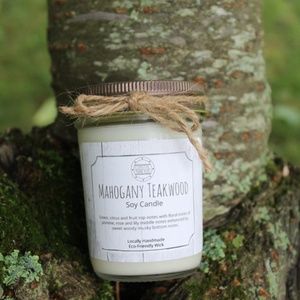 Mahogany Teakwood Soy Candle
